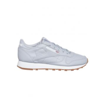 Pantofi sport  Albastru deschis - piele - pentru femei - croiala jumatate de pantofi