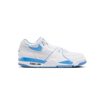 Pantofi sport barbati  Air Flight '89 Low - alb-albastru - piele naturala - stil vintage - tehnologie Air