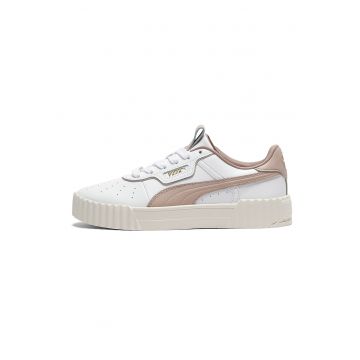 Pantofi sport Carina 3.0 de piele - Bej inchis/Alb murdar