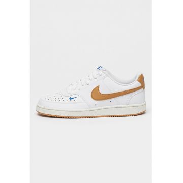Pantofi sport Court Vision Low Next Nature - Alb/Caramel