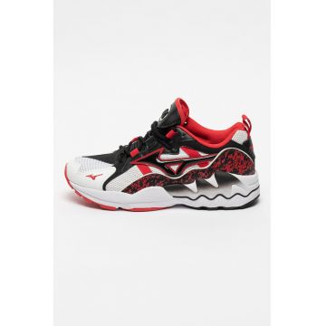 Pantofi sport cu garnituri de piele ecologica Wave Rider 1