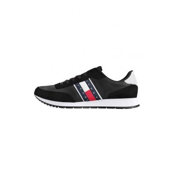 Pantofi sport cu model colorblock - Alb/Negru