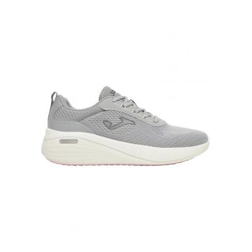 Pantofi sport dama  C.Minerva - gri - piele ecologica - brant MEMORY FOAM - talpa cauciuc