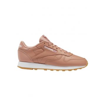 Pantofi sport dama  piele naturala - roz - stil minimalist