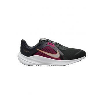 Pantofi sport dama  Quest 5 - alergare - amortizare - negru - plasa -