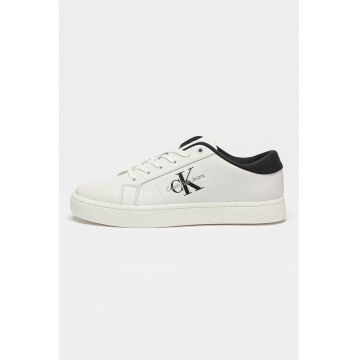 Pantofi sport de piele cu detalii din material sintetic Classic Cupsole - Alb