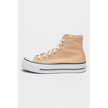 Pantofi sport low-cut cu platforma All Star Lift - Bej