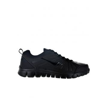 Pantofi sport  negru - textil - pentru fitness - cu captuseala respirabila