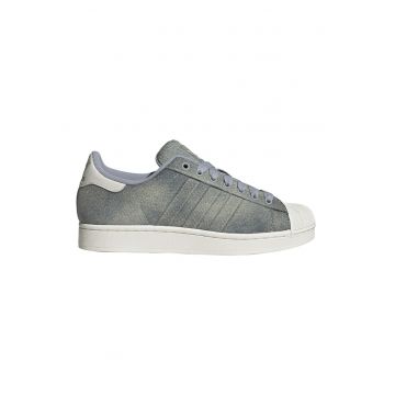 Pantofi sport Superstar II din piele - Albastru inchis/Verde pal/Alb murdar