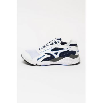 Pantofi sport unisex cu model colorblock Mondo Control - Alb/Bleumarin