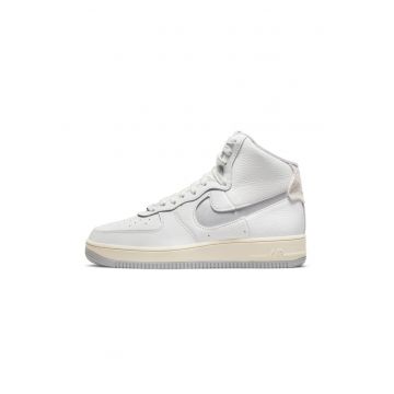 Pantofi sport -  W AF1 Sculpt White Silver - Piele naturala - Alb - Alb