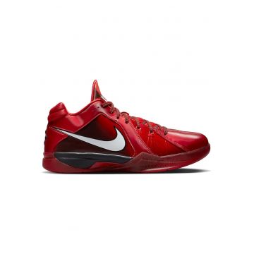 Pantofi sport  Zoom KD 3 - rosu - material sintetic si piele - amortizare Zoom Air - suport Flywire