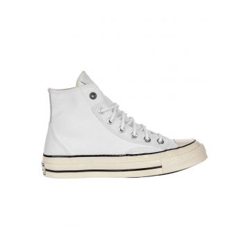 Tenisi barbati  Chuck 70 - panza/piele - alb