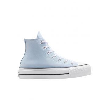 Tenisi pentru dama  Chuck Taylor All Star Lift Platform A10644C - panza - albastru deschis