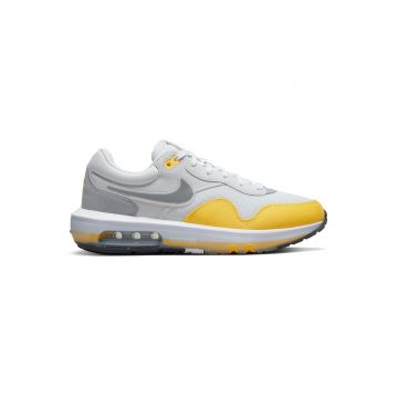 Pantofi sport barbati -  Air Max 90 - retro - gri-galben - nylon-piele intoarsa