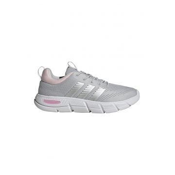 pantofi sport Cloudfoam Flex low-cut din material textil - Gri deschis/Roz pastel/Alb optic