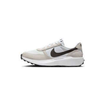 Pantofi sport cu detalii din piele intoarsa Waffle Nav - Alb/Grej