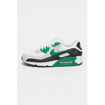 Pantofi sport cu model colorblock Air Max 90 - Alb/Verde/Negru