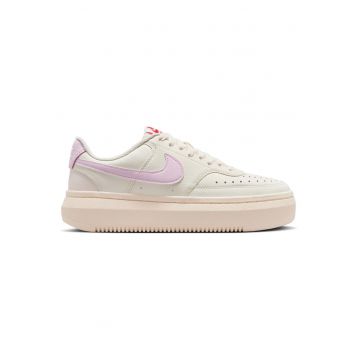 Pantofi sport dama  Court Vision Alta IB4480 - piele ecologica/piele naturala - alb/roz -