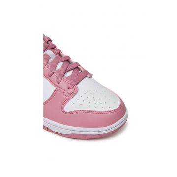 Pantofi sport dama - DD1873 -  Piele naturala - 37.5 EU - Alb/Roz - Alb/Roz