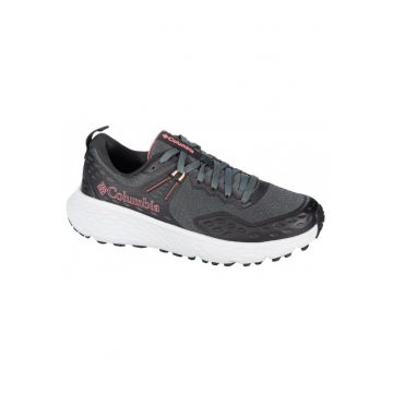 Pantofi sport dama  model scurt - talpa groasa - gri - material sintetic