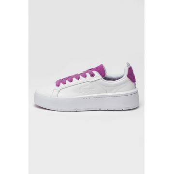 Pantofi sport de piele Carnaby - Alb/Violet