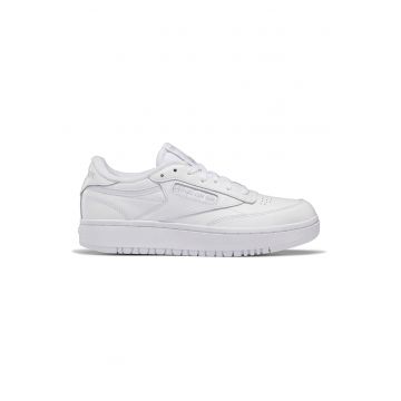 Pantofi sport de piele Club C Double - Alb