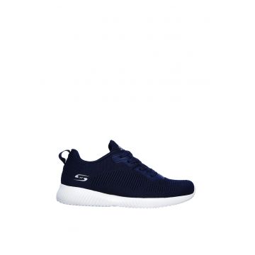 Pantofi sport din material tricotat Bobs Squad Tough Talk - Bleumarin