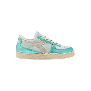 Pantofi sport din piele cu insertii peliculizate Basket -