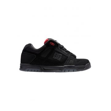 Pantofi sport din piele intoarsa cu insertii de material textil