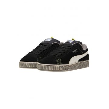 Pantofi sport din piele intoarsa cu profil jos