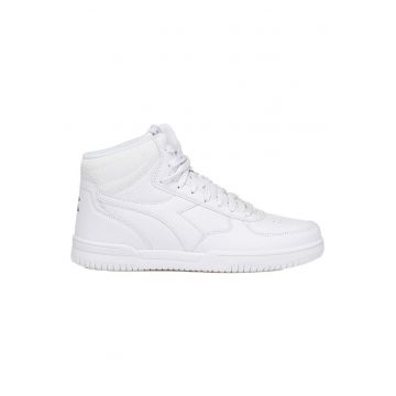 Pantofi sport din piele intoarsa cu sireturi