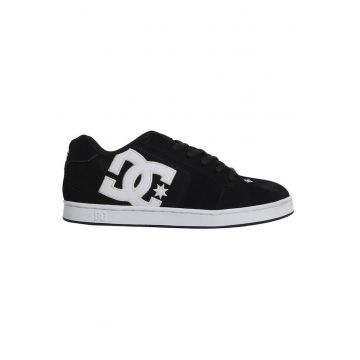 Pantofi sport din piele nabuc cu logo