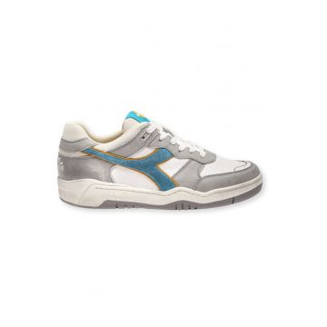 Pantofi sport din piele si piele intoarsa Retro -