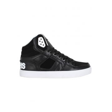 Pantofi sport din piele sintetica si material textil