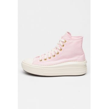 Pantofi sport flatform Chuck Taylor All Star Move - Roz pastel