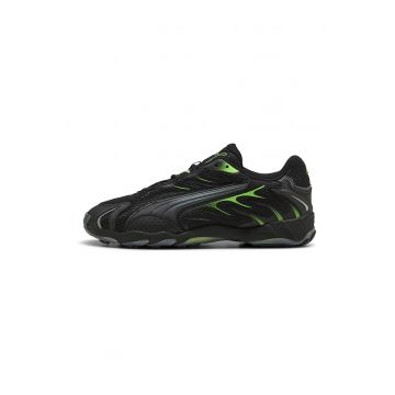 Pantofi sport Inhale cu garnituri sintetice - Verde/Negru
