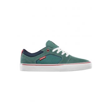 Pantofi sport low-cut cu piele intorsa