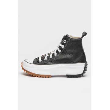 Pantofi sport unisex de piele Run Star Hike - Negru/Alb optic