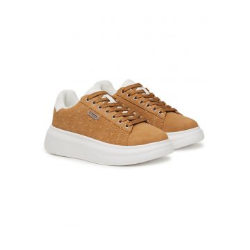 Tenisi dama  01 4A5737 TX09  - piele ecologica - maro