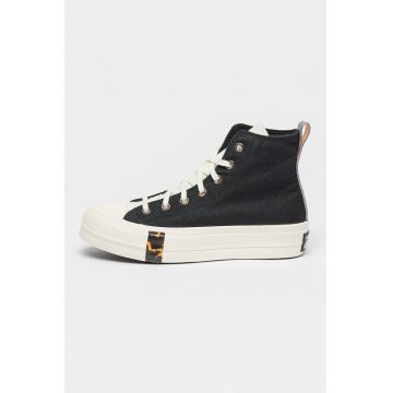 Tenisi flatform Chuck Taylor All Star Lift - Negru/Maro