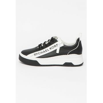 Pantofi sport de piele cu logo contrastant Alex