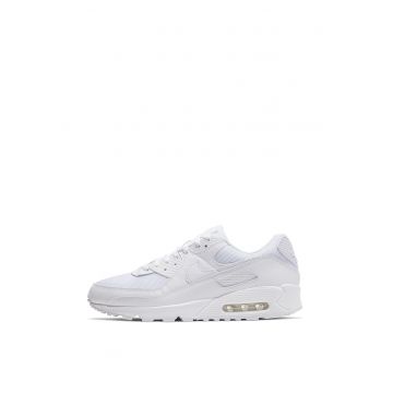 Pantofi barbati  Air Max 90 Alb Piele naturala - Alb