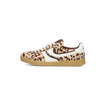 Pantofi sport Charlotte din piele intoarsa cu animal print