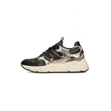 Pantofi sport Cirop din piele si piele ecologica cu accente metalice
