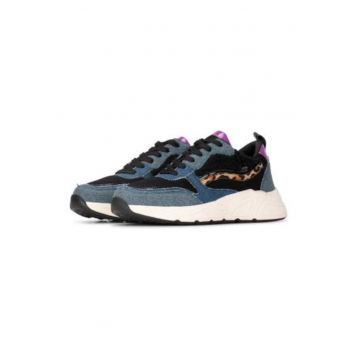 Pantofi sport cu detalii animal print CHARLIE