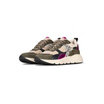 Pantofi sport cu garnituri din piele Cibel