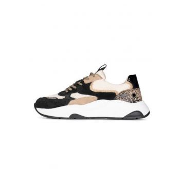 Pantofi sport cu garnituri din piele