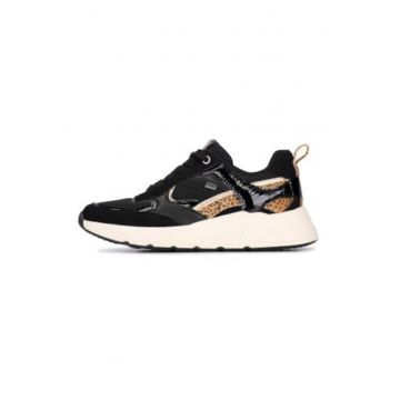 Pantofi sport cu garnituri lacuite