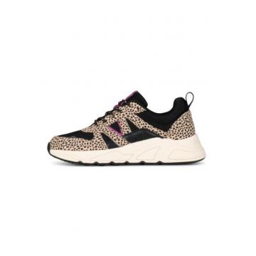 Pantofi sport cu insertii din piele intoarsa sintetica Carocel